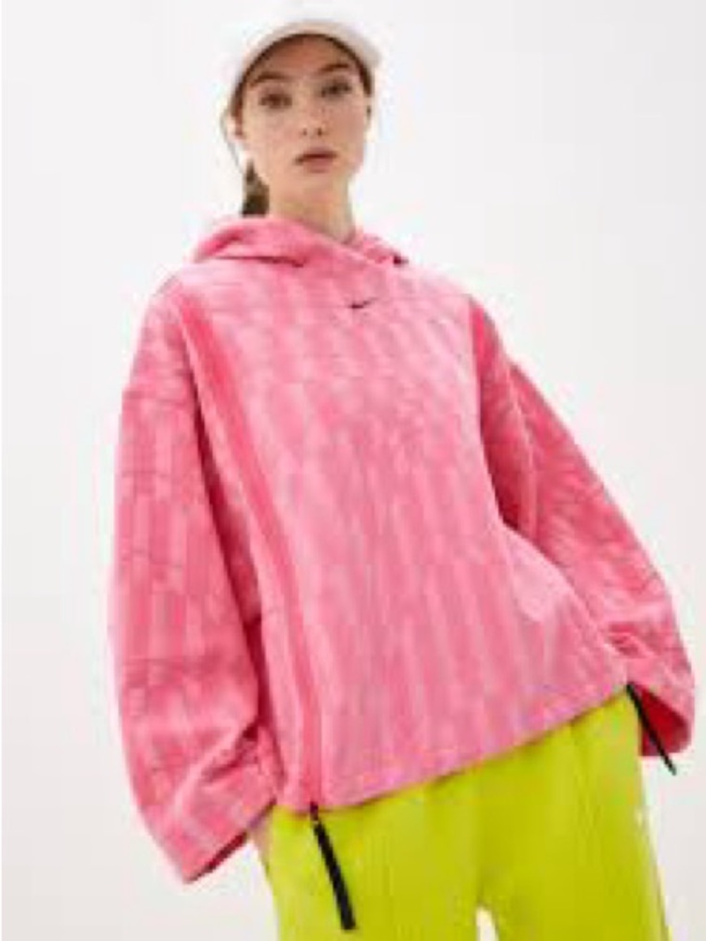 Nike Oversized Sportswear Tech Pack Women Hoodie Pink Size M CZ8930-639